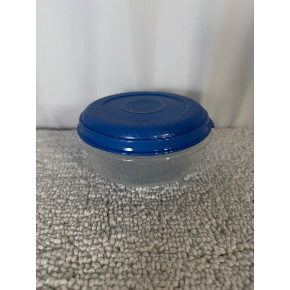 VTG Rubbermaid Servin Saver Round Blue‎ Lid 1.7 Pt #2